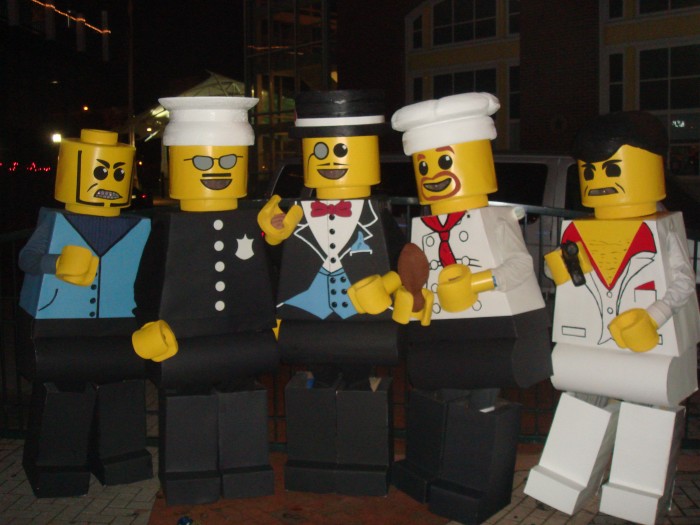 LEGO Costume   Robber Money Man Mobster Minifigure Costume Minifigure Minifig LEGOGuys Lego Man LEGO Costumes LEGO Halloween Cop Chef BlockGuys 